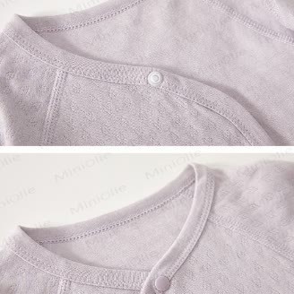 Tutina kimono in cotone a fiori per neonato - image 3