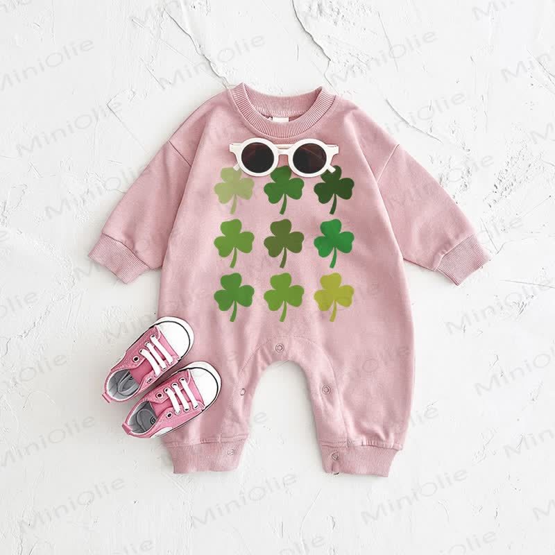 Tutina rosa Lucky Clover per neonati - Rosa - 2-3T - image 1