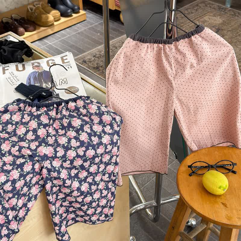 Pantaloni a fiori/pois per bambina - image 2