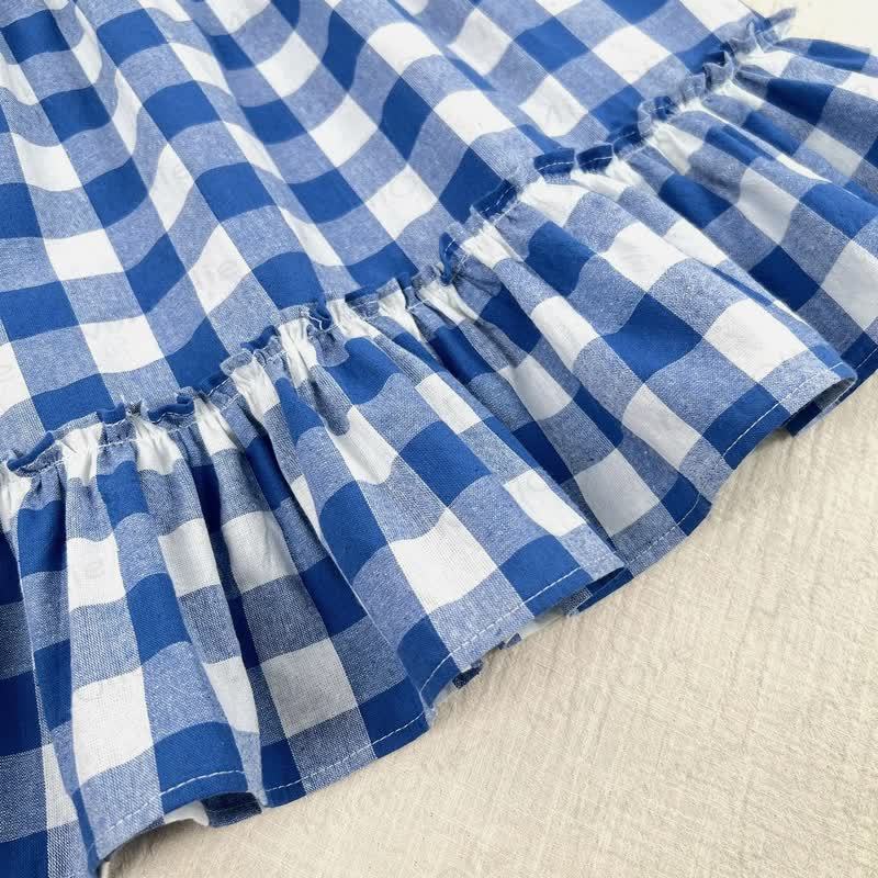 Vestito in pizzo scozzese per bambina - image 9