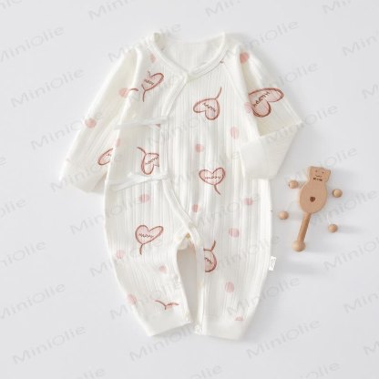 Tutina kimono a forma di orsetto/cuore per neonato - Cuore - 3-6 mesi - image 6