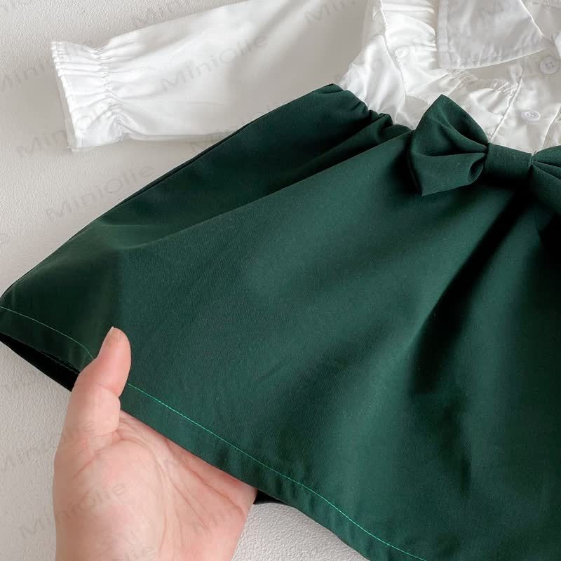 Vestito con fiocco per neonati e bambini - image 10