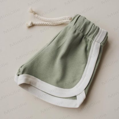 Pantaloncini tinta unita per bambina - Verde - 3-5T - image 7