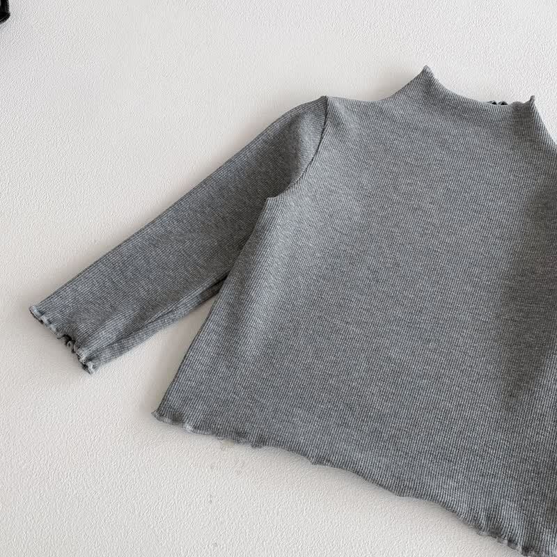 Set da 3 pezzi con fiocco grigio a pois per bambina - image 14