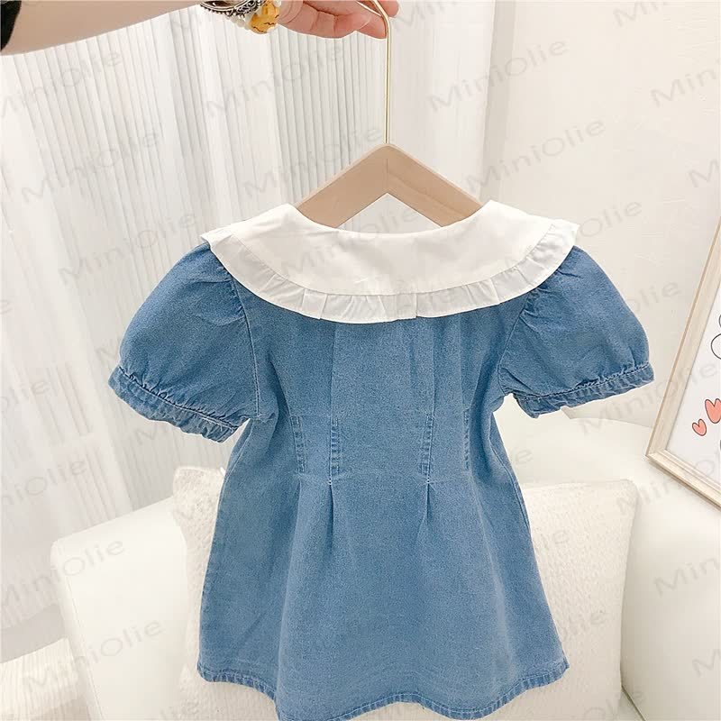 Vestito in denim per bambina piccola - image 2