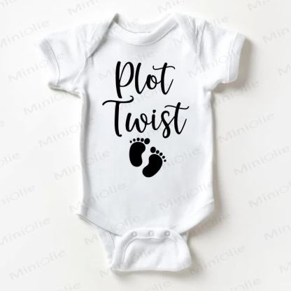 COLPO DI SCENA Body bianco con impronta di bambino - Bianco - 18-24 mesi - image 1