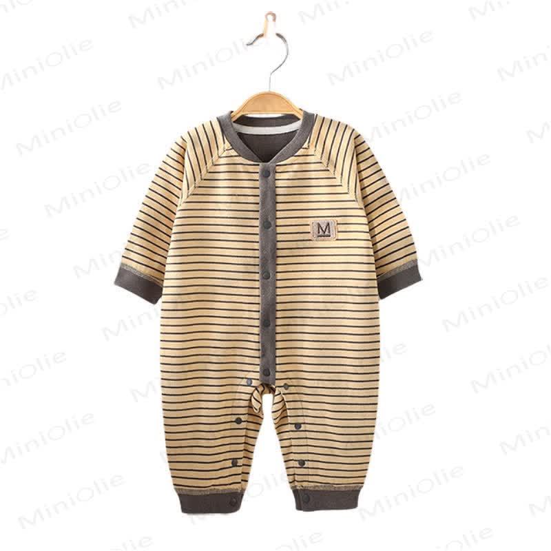 Tutina in pile a righe per neonati M - image 4