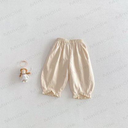 Pantaloni a quadri per bambina - Beige - 5-7T - image 9