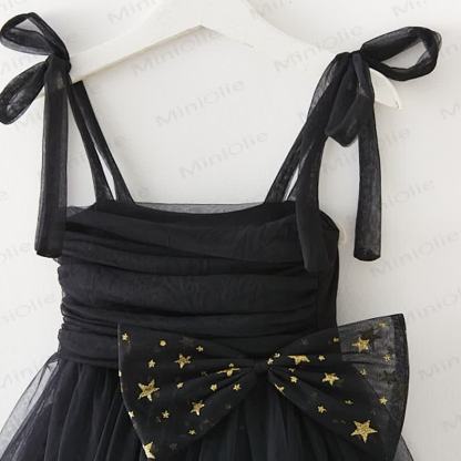 Vestito in rete con fiocchi per bambina - image 5