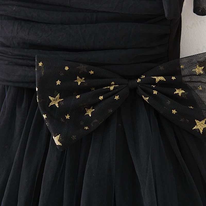 Vestito in rete con fiocchi per bambina - image 6