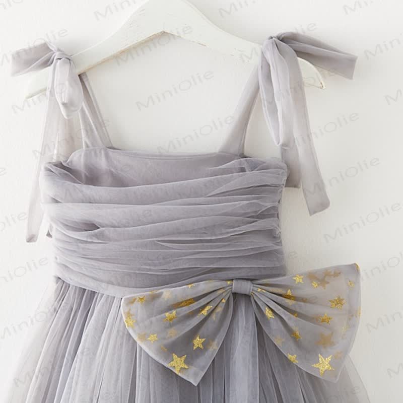 Vestito in rete con fiocchi per bambina - image 11