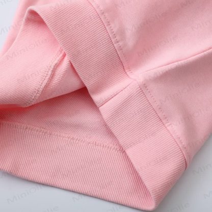 Felpa rosa con coniglietto dei cartoni animati per bambini - image 4