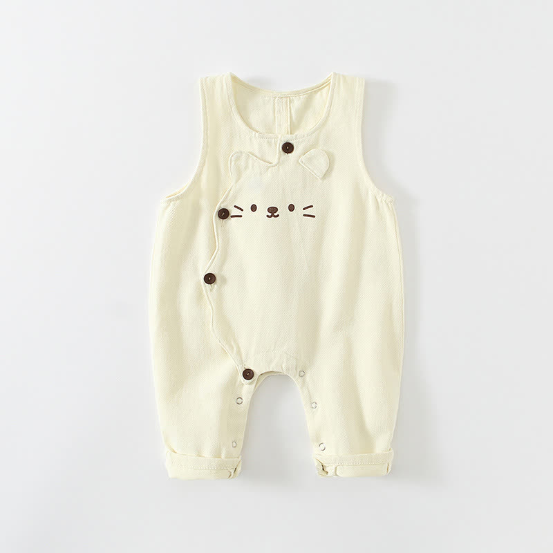 Salopette di jeans a forma di gatto per neonati e bambini - image 5