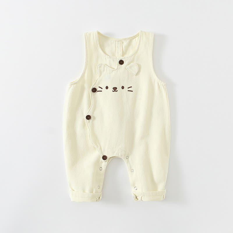 Salopette di jeans a forma di gatto per neonati e bambini - image 5