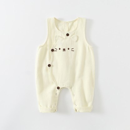 Salopette di jeans a forma di gatto per neonati e bambini - image 5