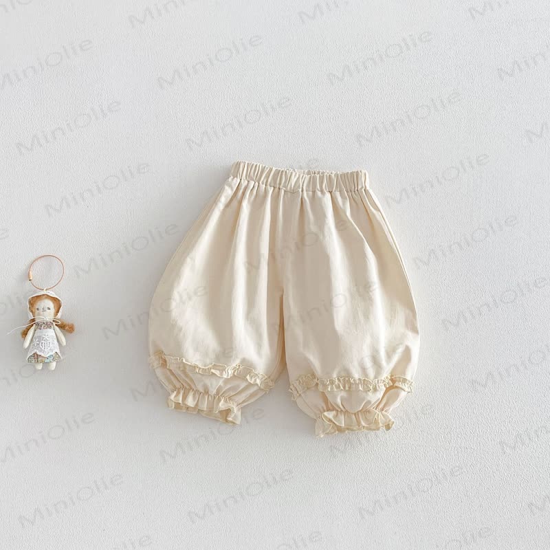 Pantaloni a quadri per bambina - Beige - 5-7T - image 7