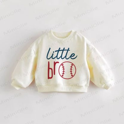 Felpa da baseball color crema per bambini LITTLE BRO - Crema - 3-5T - image 1