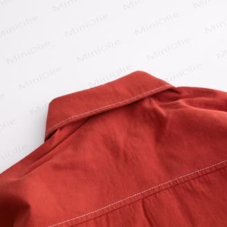 Maglietta rossa con tasca per bambino - image 7