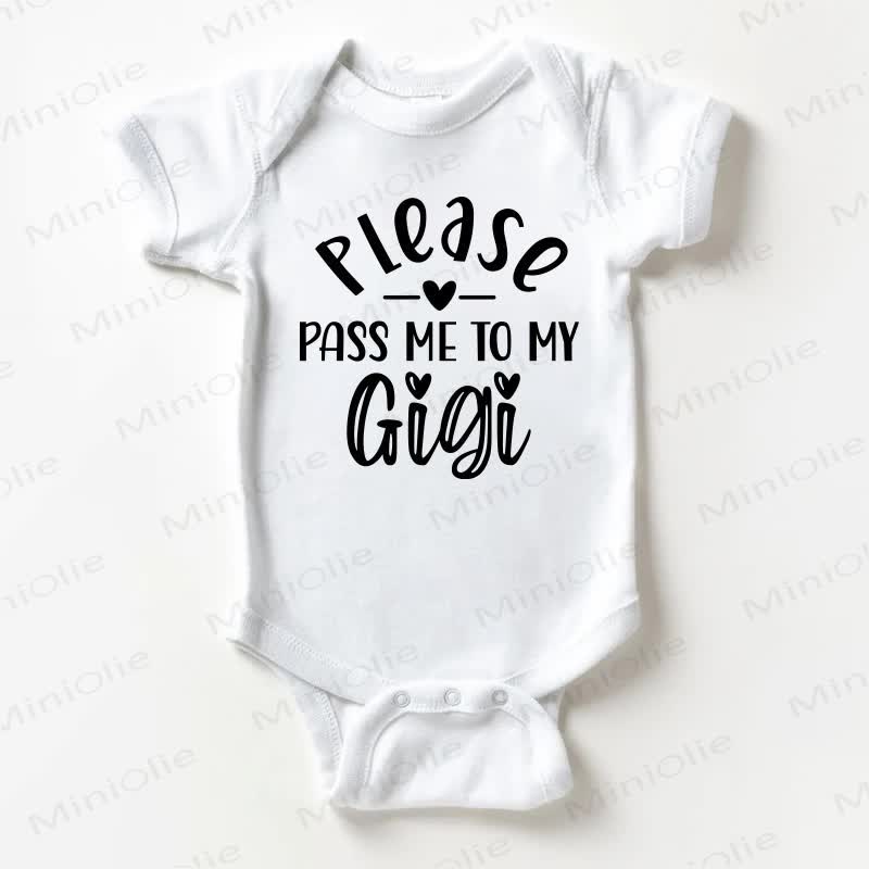 PER FAVORE PASSAMI ALLA MIA GIGI Baby Love Body Bianco - Bianco - 18-24 mesi - image 1