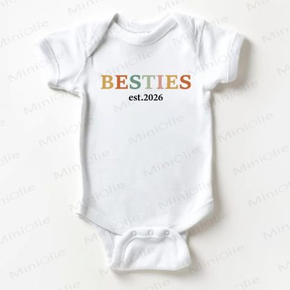 BESTIES EST.2026 Body bianco per neonati - Bianco - 18-24 mesi - image 1