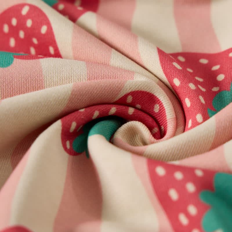 Set 2 pezzi Baby Beige Stripe Strawberry - image 6