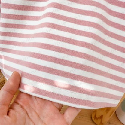 Completo con salopette e maglietta a righe Baby Rabbit - image 12