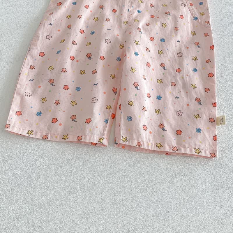 Tutina con fiocco e fiori per bambina/Top in pizzo tinta unita - image 11