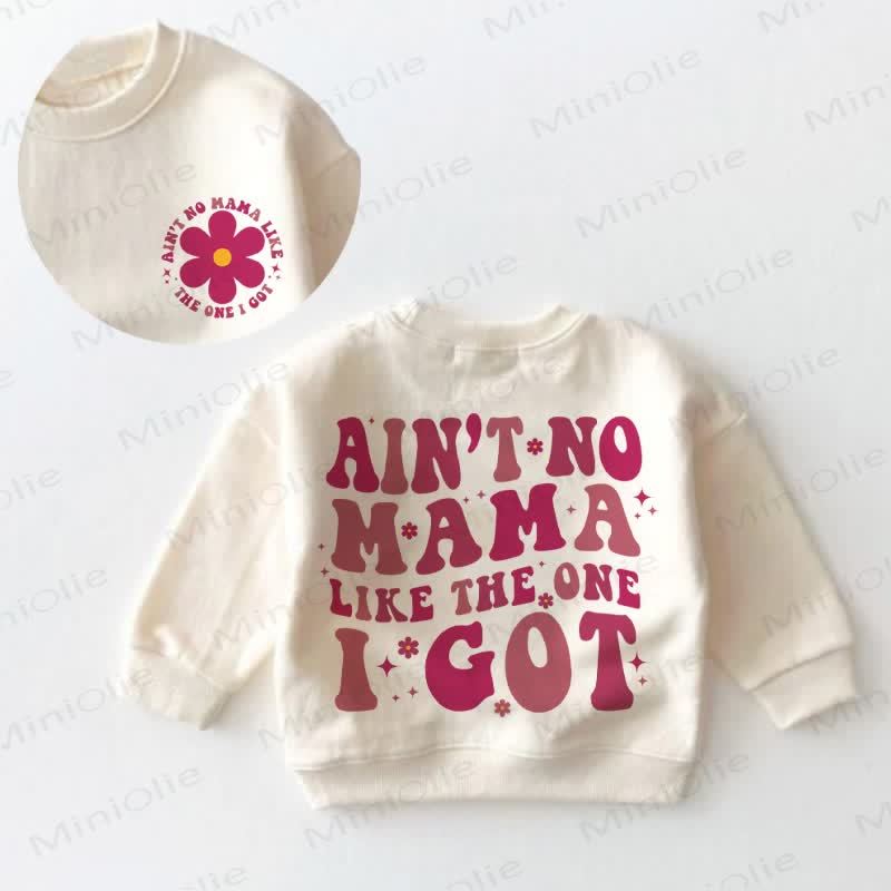 NON C'È MAMMA COME QUELLA CHE HO RICEVUTO Felpa per neonati e bambini - Crema - 3-5T - image 1