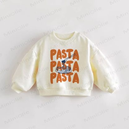 Felpa beige per bambini PASTA Baby - Crema - 3-5T - image 1
