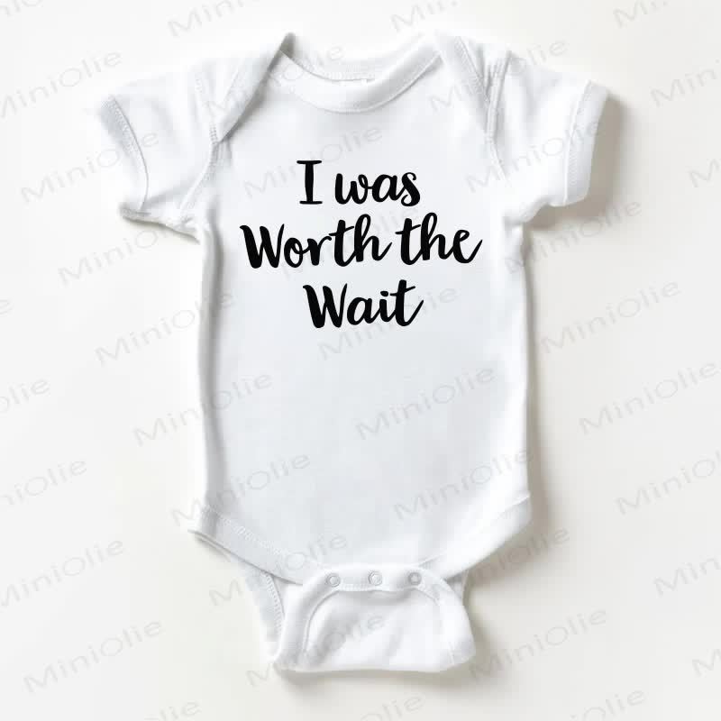 NE È VALSA LA PENA ASPETTARE Body bianco per neonati - Bianco - 18-24 mesi - image 1