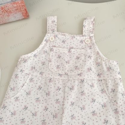 Tutina rosa con coniglietto floreale per bambina/top rosa - image 6