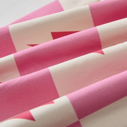 Salopette a scacchi rosa per neonati e bambini - image 7