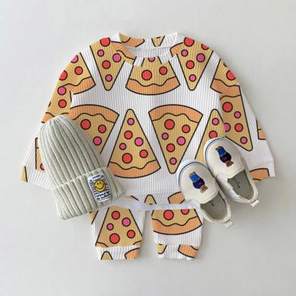 Set 2 pezzi beige per pizza e waffle per bambini - image 1