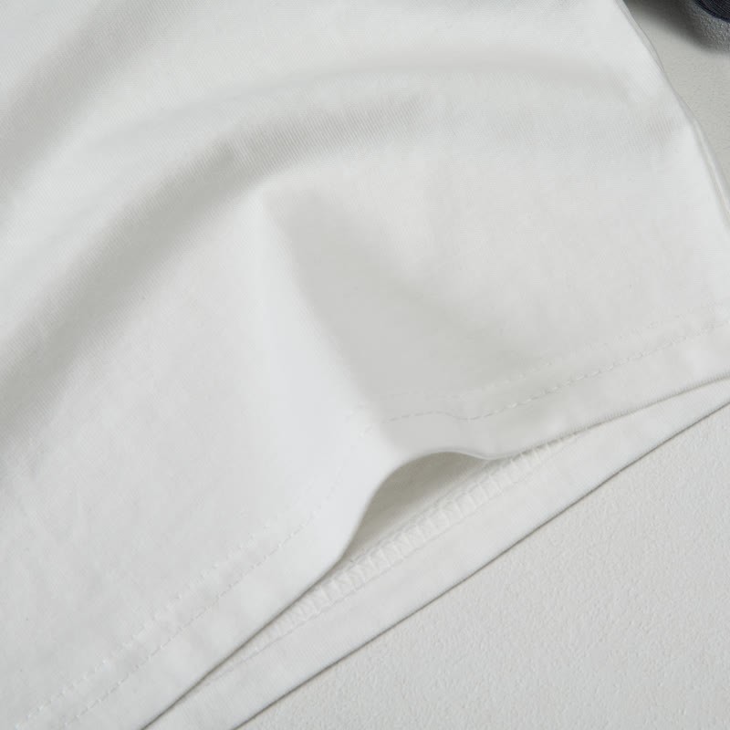 LITTLE HABIBI Maglietta raglan grigio scuro per neonati - image 4