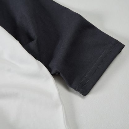 LITTLE HABIBI Maglietta raglan grigio scuro per neonati - image 3