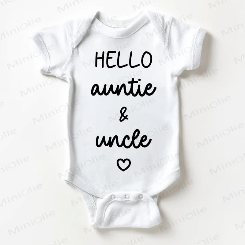 HELLO AUNTIE & UNCLE Body bianco per neonati - Bianco - 18-24 mesi - image 1