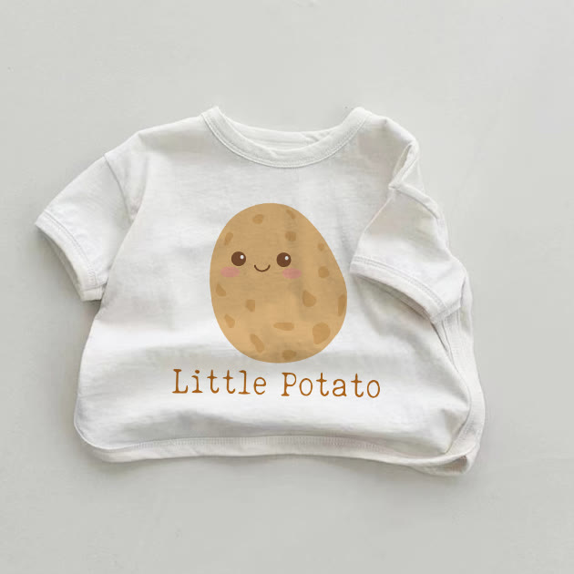 Maglietta bianca per neonati LITTLE POTATO - Bianco - 18-24 mesi - image 1