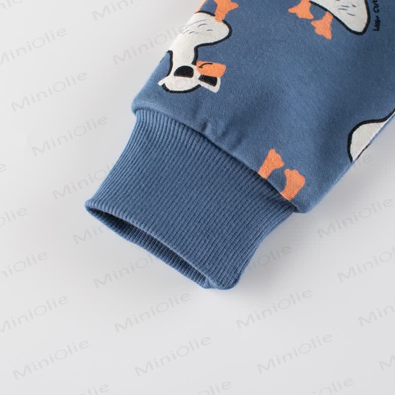 Felpa blu anatra per bambini - image 4