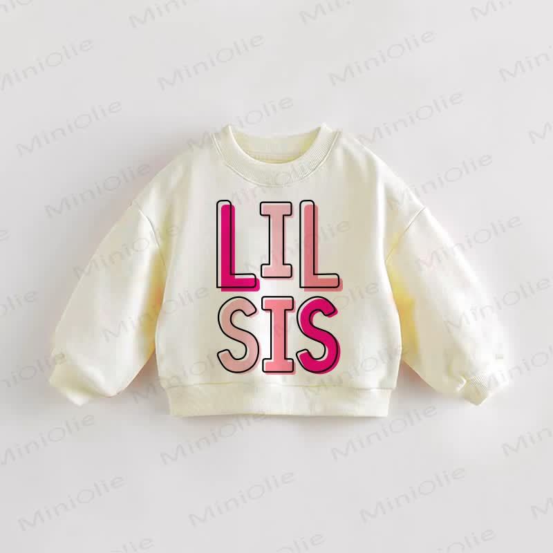 Felpa beige per bambini piccoli, BIG BRO/SORELINA/SORELINA - Sorellina - 3-5T - image 4