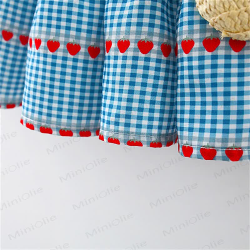 Vestito per neonati e bambini con ciliegia e borsa intrecciata - image 6