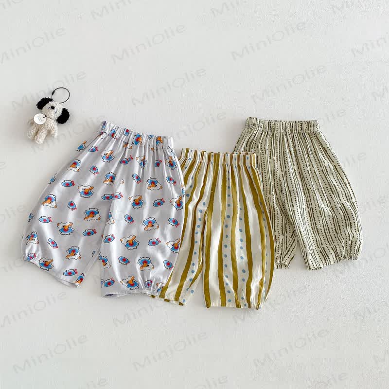 Pantaloni casual a pois per neonati e bambini - image 1