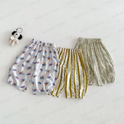 Pantaloni casual a pois per neonati e bambini - image 1
