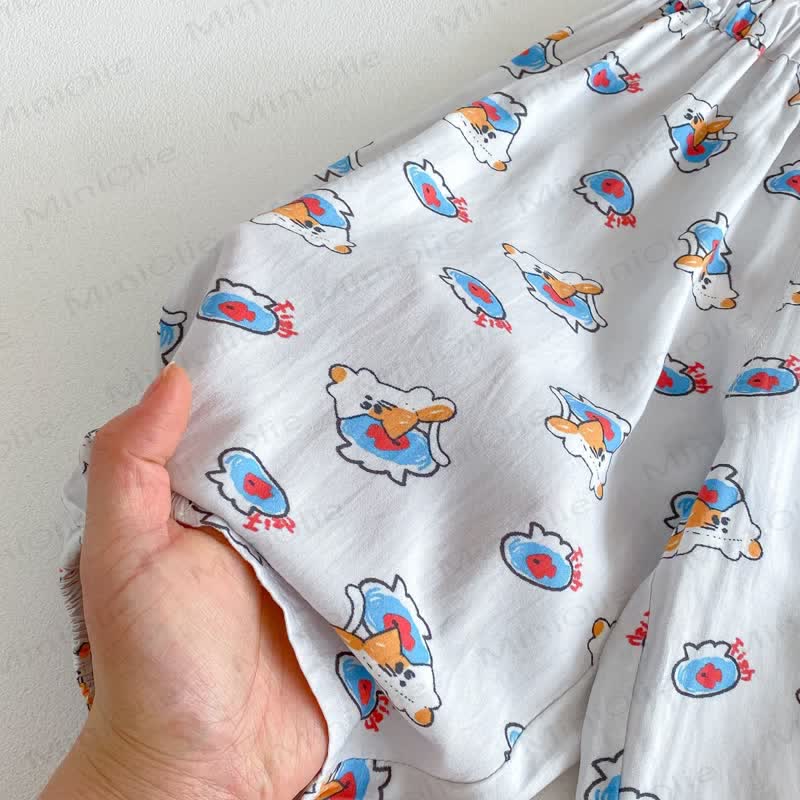 Pantaloni casual a pois per neonati e bambini - image 8