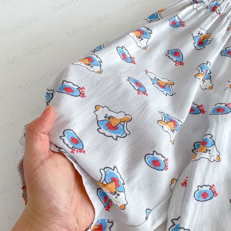 Pantaloni casual a pois per neonati e bambini - image 8