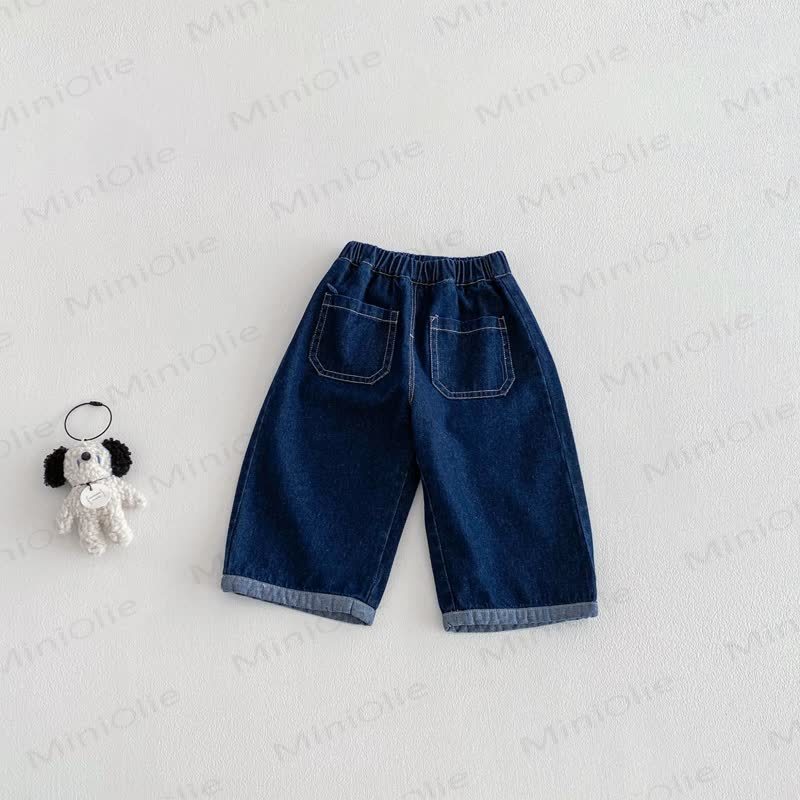 Jeans da bambino con motivo a cartoni animati - Tinta unita - 3-4T - image 4