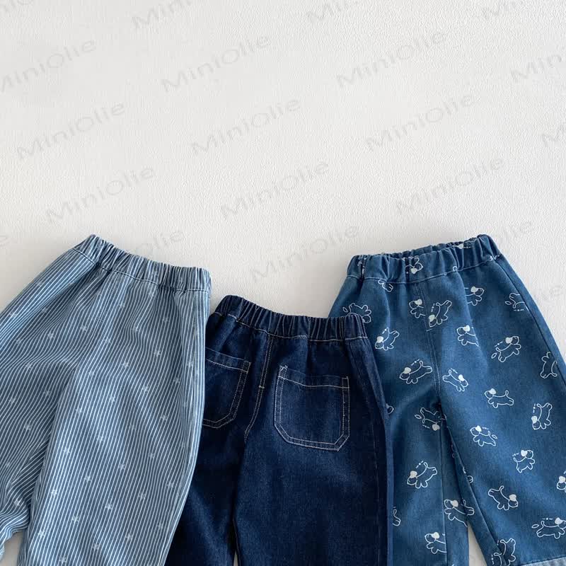 Jeans da bambino con motivo a cartoni animati - image 8