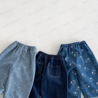 Jeans da bambino con motivo a cartoni animati - image 8