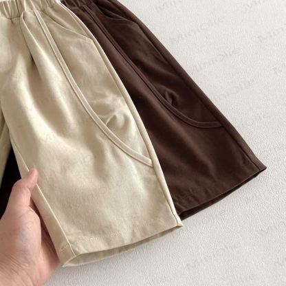 Pantaloni larghi a tinta unita per bambini piccoli - image 3