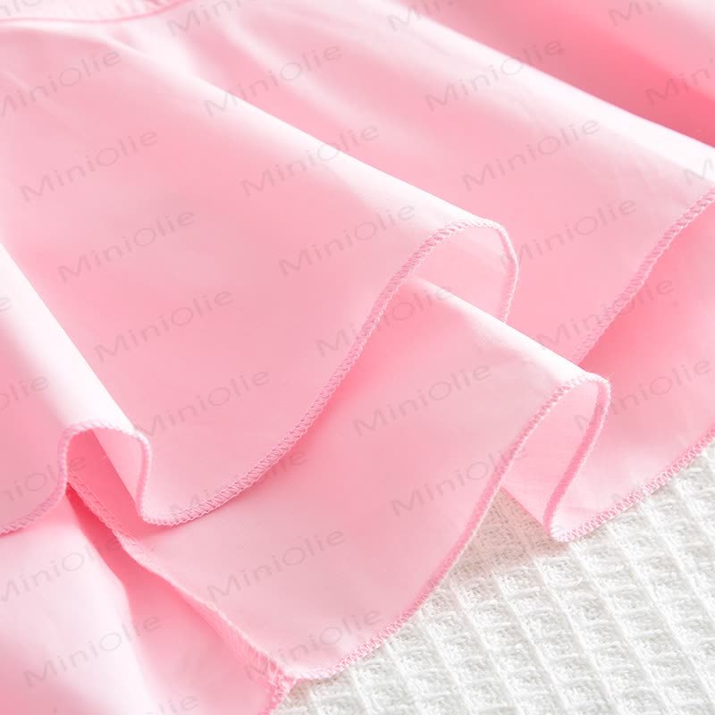 Vestitino senza maniche rosa per bambina - image 7