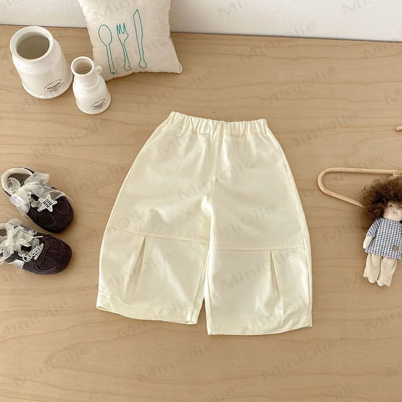 Pantaloni a tinta unita per neonato/bambino - Beige - 3-4 anni - image 6